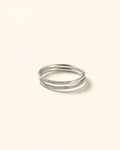 Jonc Fin Stackable argent 925 — Carron et Olivier