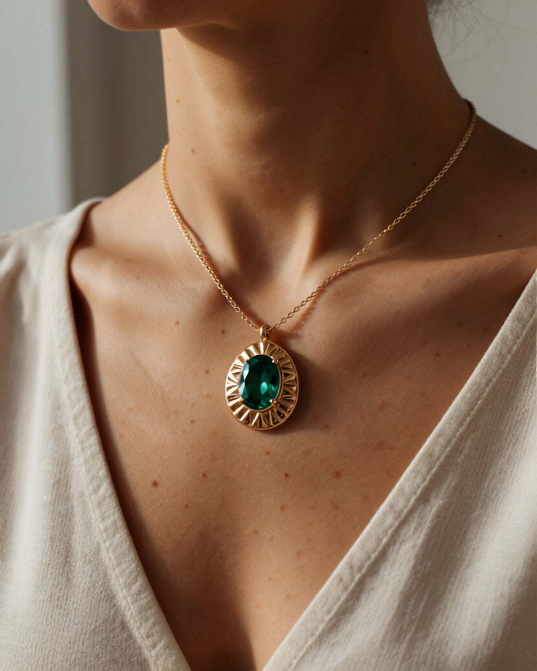 Collier Ocelle Signature porté — Carron et Olivier