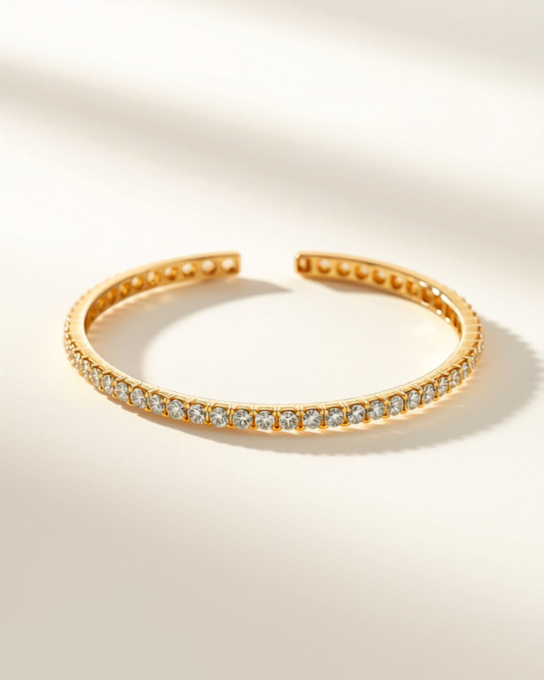 Bracelet Tennis vermeil or — Carron et Olivier