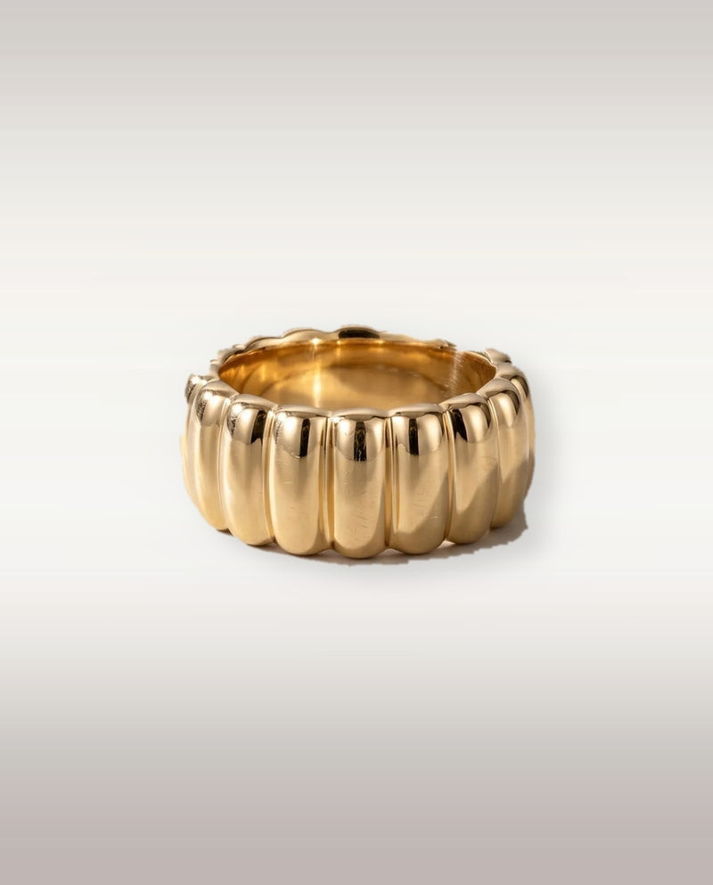 Bague Côtelée