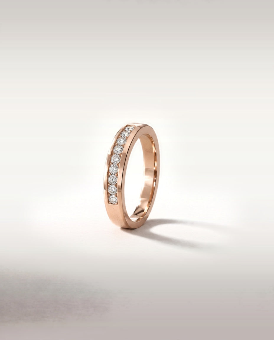 Bague Demi-Alliance — vue de côté