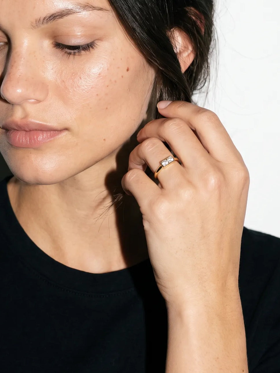 Bague Tandem portée