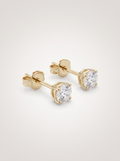 Puces Solitaire Diamant — posées à plat