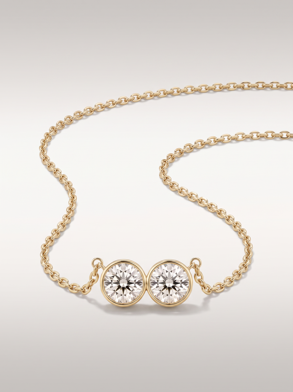 Collier Duo — vue trois-quarts