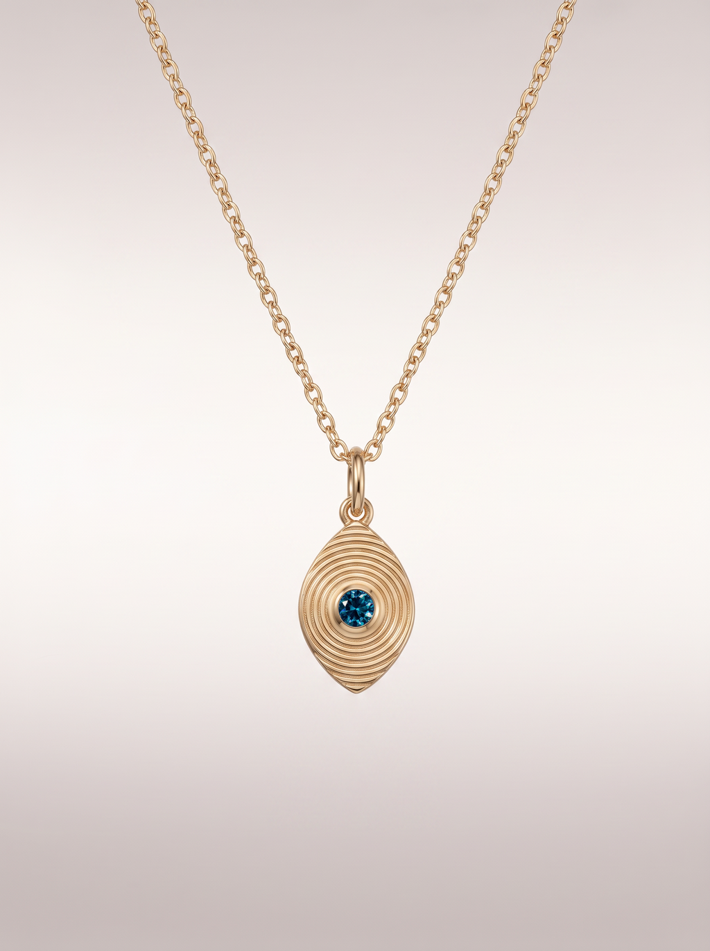 Collier Œil Bleu — vue de face