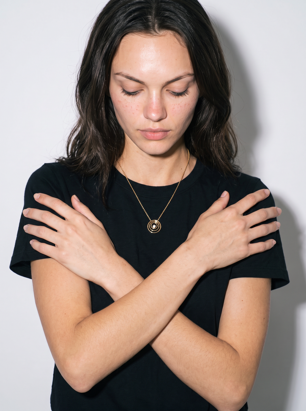 Collier Spirale porté