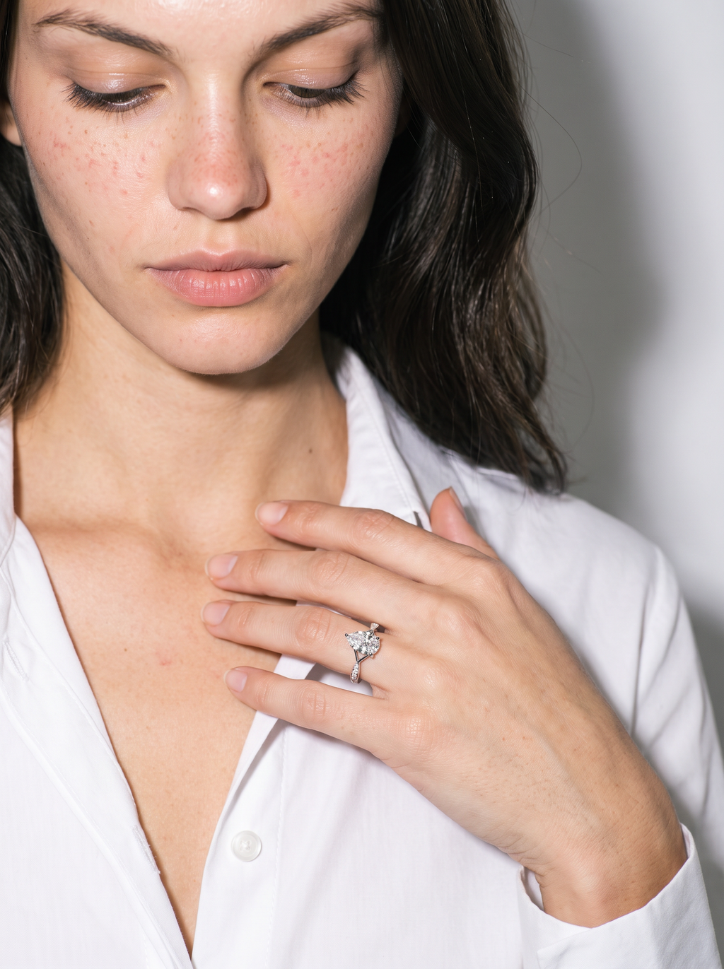 Bague Infini portée