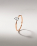 Bague Solitaire Poire