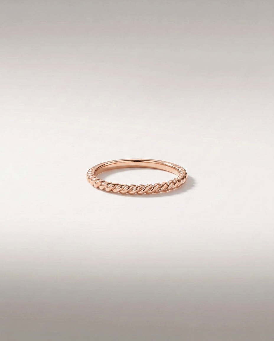 Bague Torsade