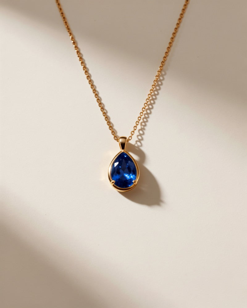 Pendentif Larme de Paon — Carron et Olivier