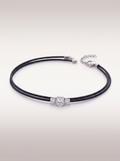 Bracelet Cordon Duo — vue trois-quarts