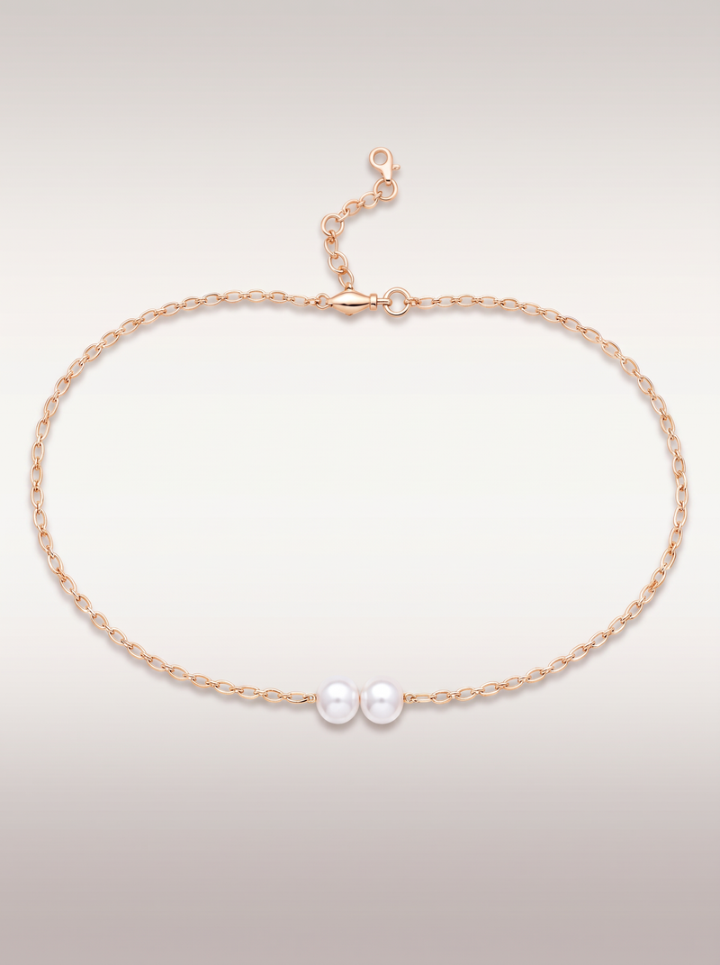 Bracelet Duo Perles à plat