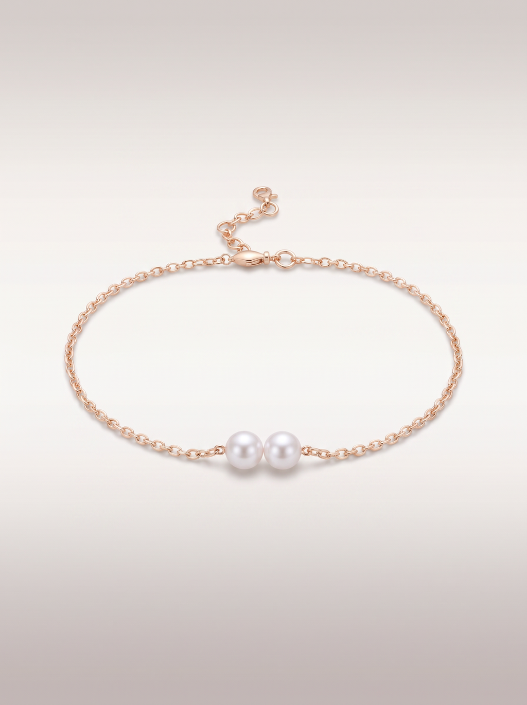 Bracelet Duo Perles — vue trois-quarts