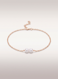 Bracelet Duo Perles — vue trois-quarts