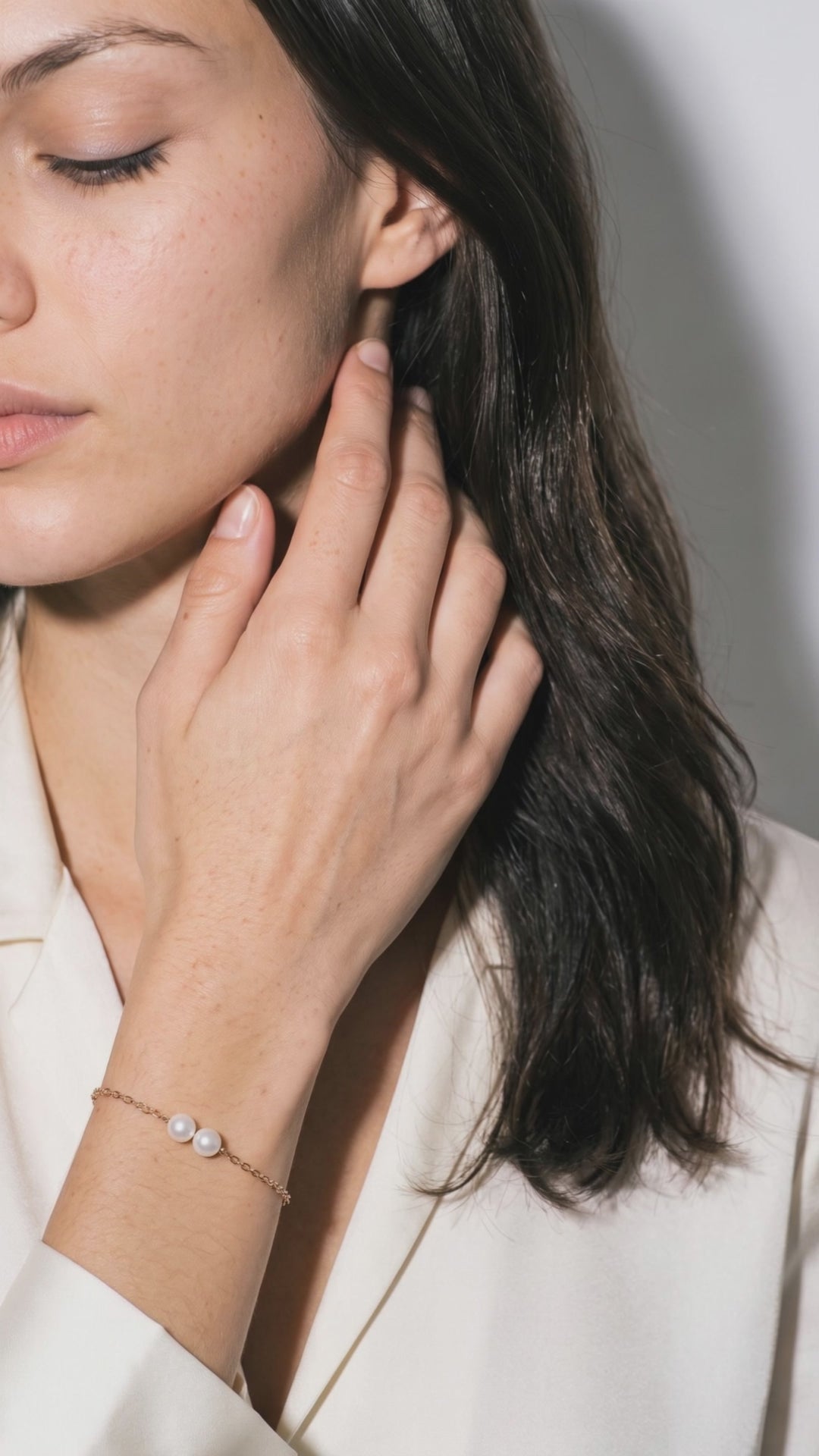 Bracelet Duo Perles porté — vidéo