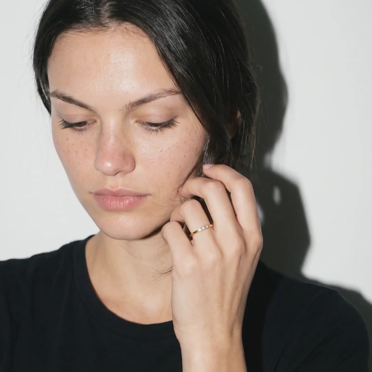Bague Trio portée, vidéo
